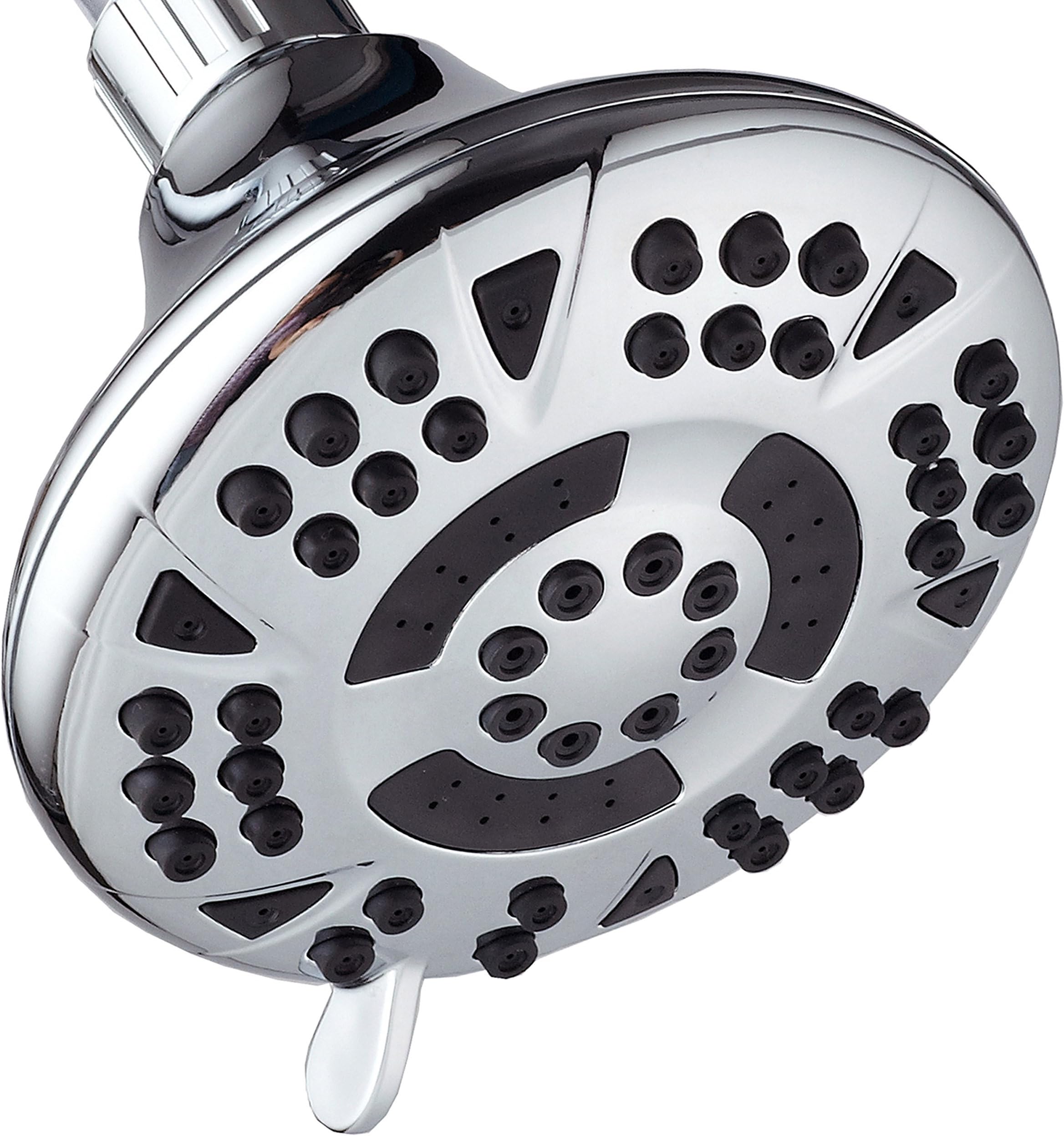 AquaDance High-Pressure 6-setting 4.15-inch Shower Head for the Ultimate Shower Spa Experience! / Officially Independently Tested to Meet Strict US Quality & Performance Standards