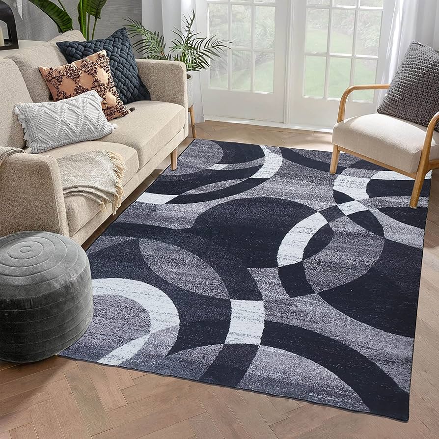 Amazon.com: YUFANUHO Modern Black White Area Rugs for Living