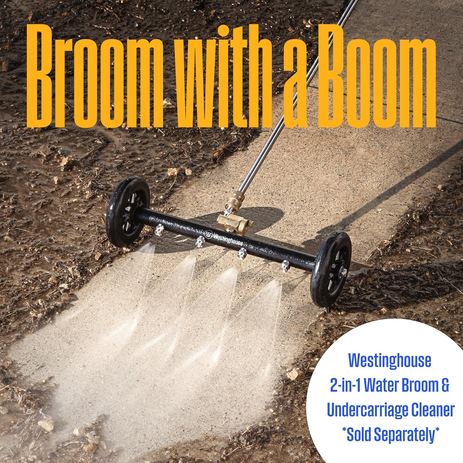 Westinghouse WPX3800 Gas Pressure Washer, 3800 PSI and 3.6 Max GPM, Onboard Soap Tank, Spray Gun and Wand, 5 Nozzle Set, for Cars/Fences/Driveways/Homes/Patios/Furniture, Black