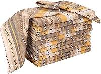 Vista 21 de Lightnpro - Juego de 6 servilletas de algodón con dobladillo blanco de 18 x 18 pulgadas, suaves y lavables, elegantes servilletas de mesa