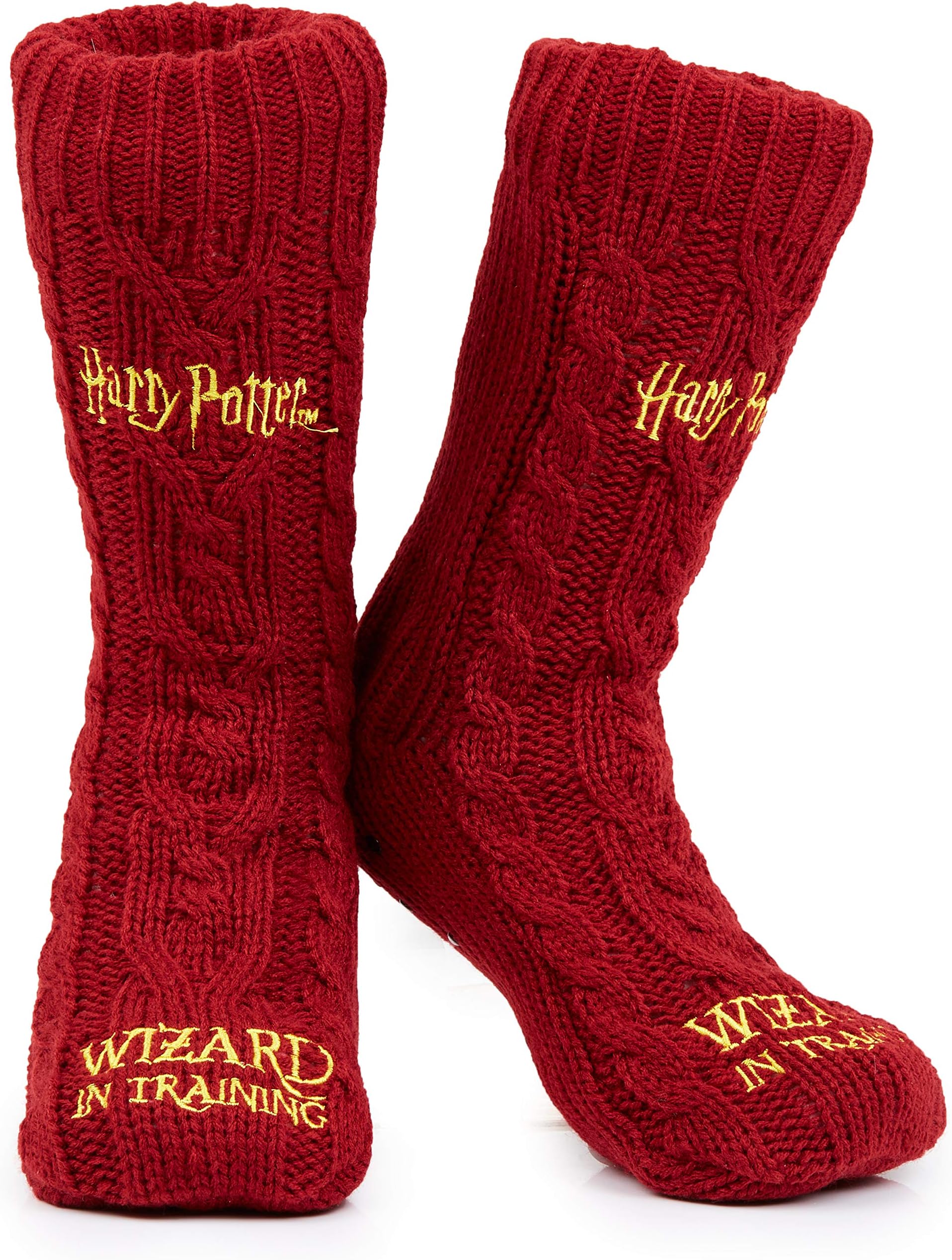 Slipper Socks for Women Teenagers, Cosy Warm Fleece Lined Bed Socks Non Slip - Gifts for Her