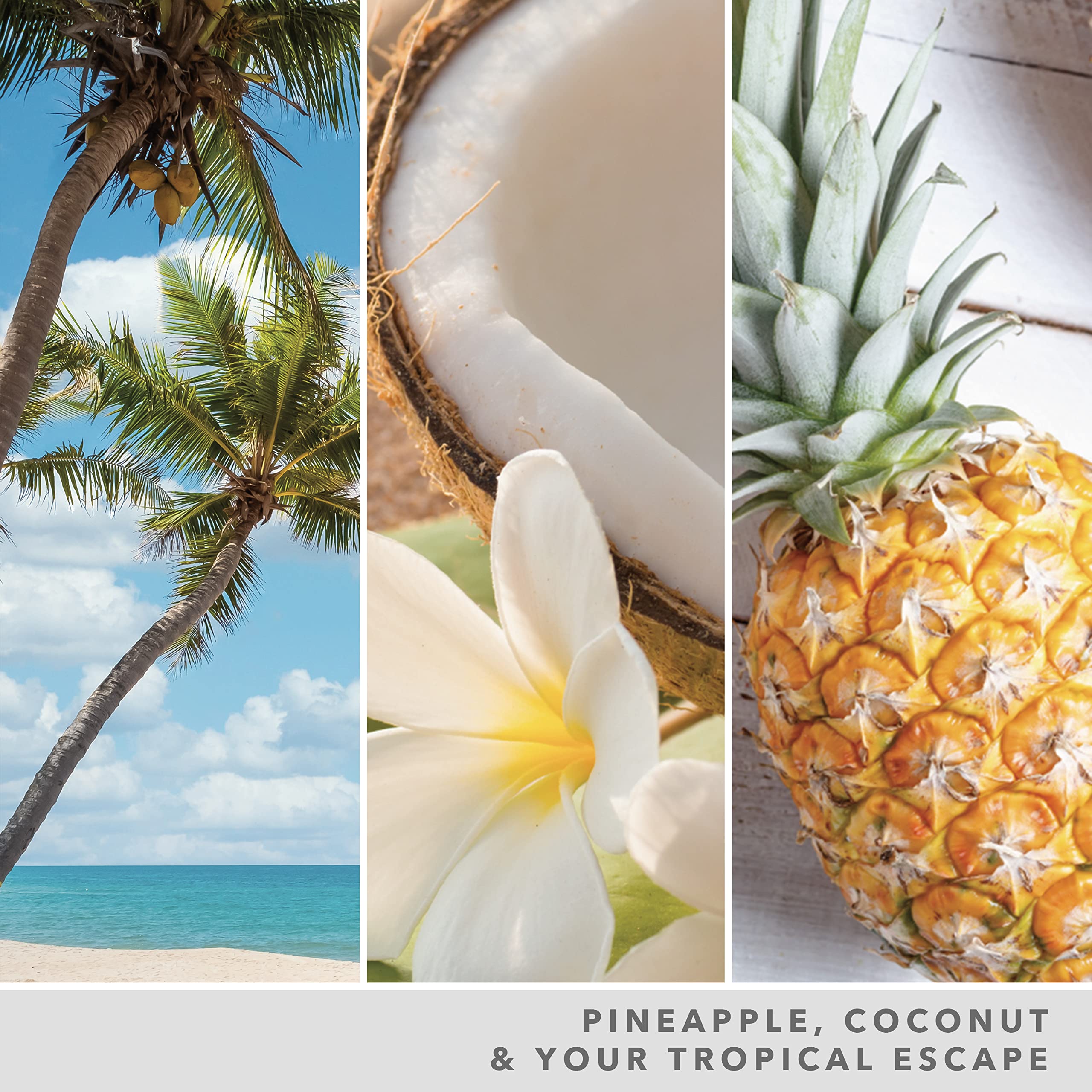 Yankee Candle Signature Scented Candle, Coconut Beach - Image 3