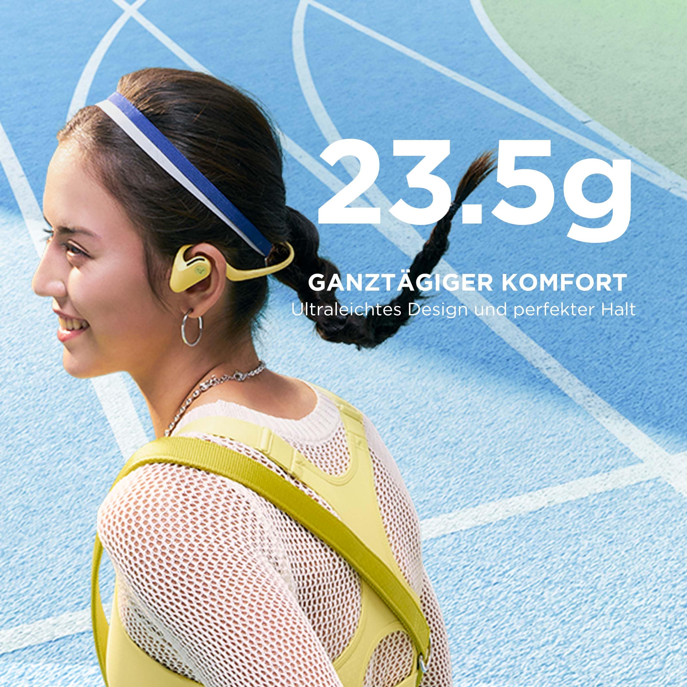 Libratone UP Open-Ear Sportkopfhörer Ultraleicht Bluetooth IP57 - Blau
