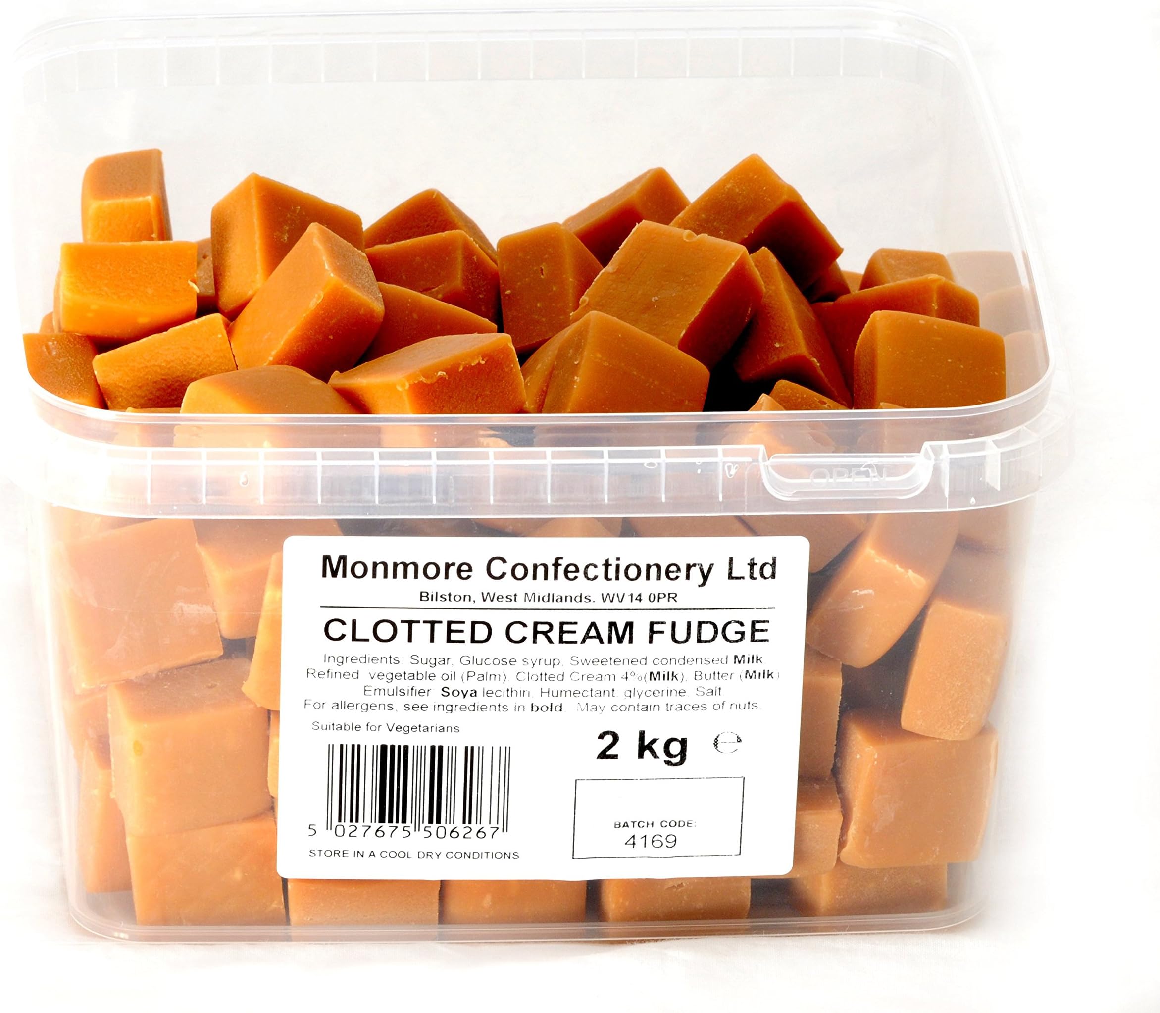 CLOTTED Cream Fudge (MONMORE) 2KG