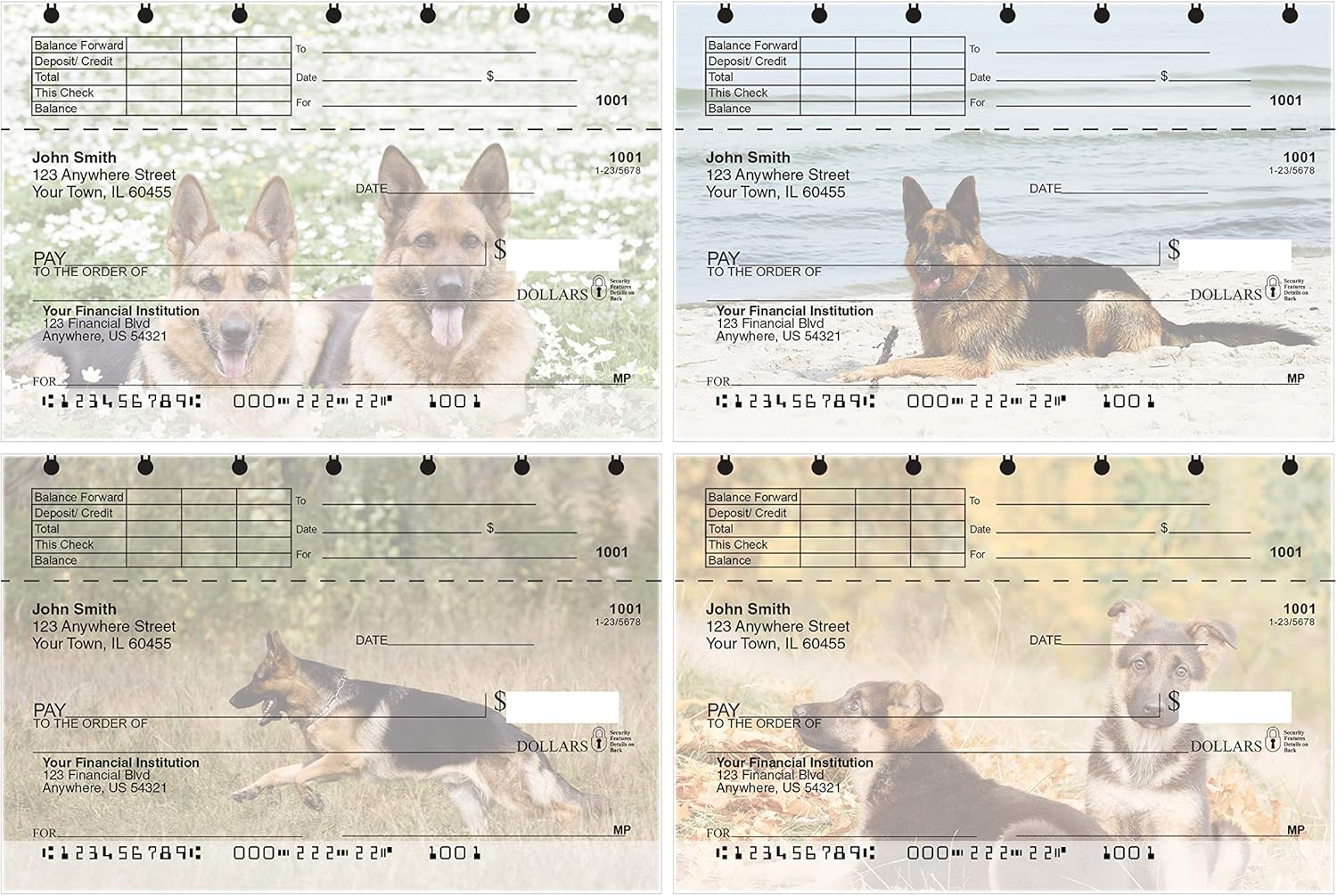 German Manufacturer regenerated product Shepherd Raleigh Mall Top Stub Personal Checks - Priced Value 1 Box o