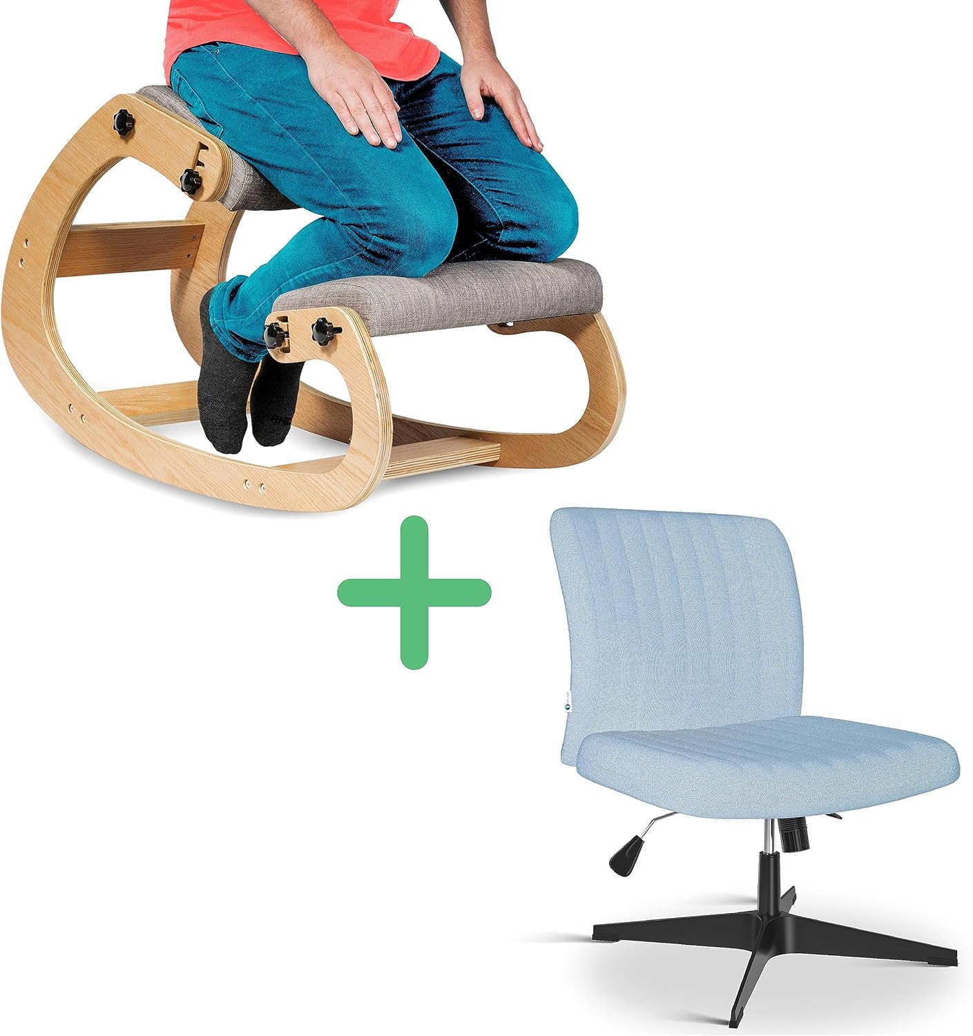 NYPOT Cross Legged Chair & Ergonomic Kneeling Chair Home
