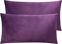 Vista 122 de NTBAY 1 paquete de funda de almohada corporal de terciopelo con cremallera, súper suave y acogedora, de franela mullida de lujo de 20 x 54 pulgadas