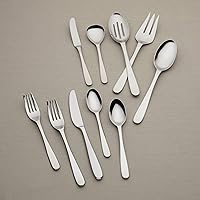 Vista 7 de Lenox Stratton - Juego de cubiertos, color plateado, 65 piezas