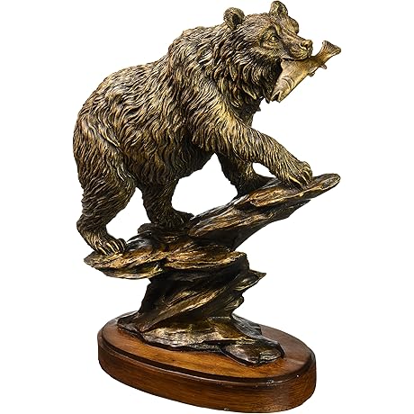 Unison Gift Bronzed Finish Bear Statue