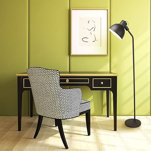 Miniatura 5 de Newhouse Lighting NHFL-VE-BK - Lámpara de pie moderna Vesper con bombilla LED incluida, color negro