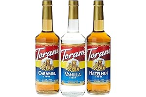 Torani Flavored Coffee Variety Pack: Vanilla, Caramel, Hazelnut