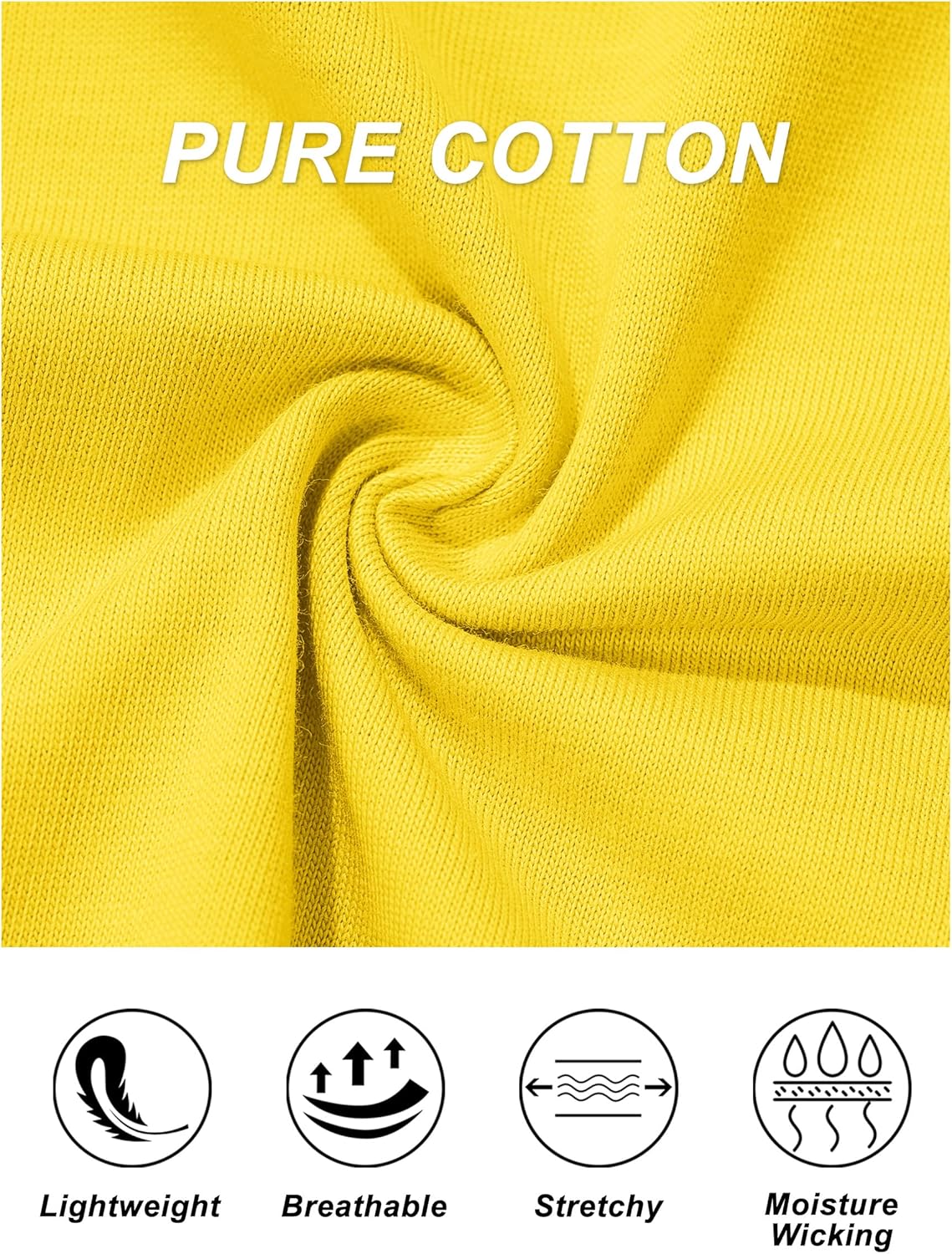 MAGCOMSEN Women's Cotton T-Shirts Short-Sleeve Shirts Crew-Neck Tops Classic-Fit Breathable Casual Summer Tees - Image 6