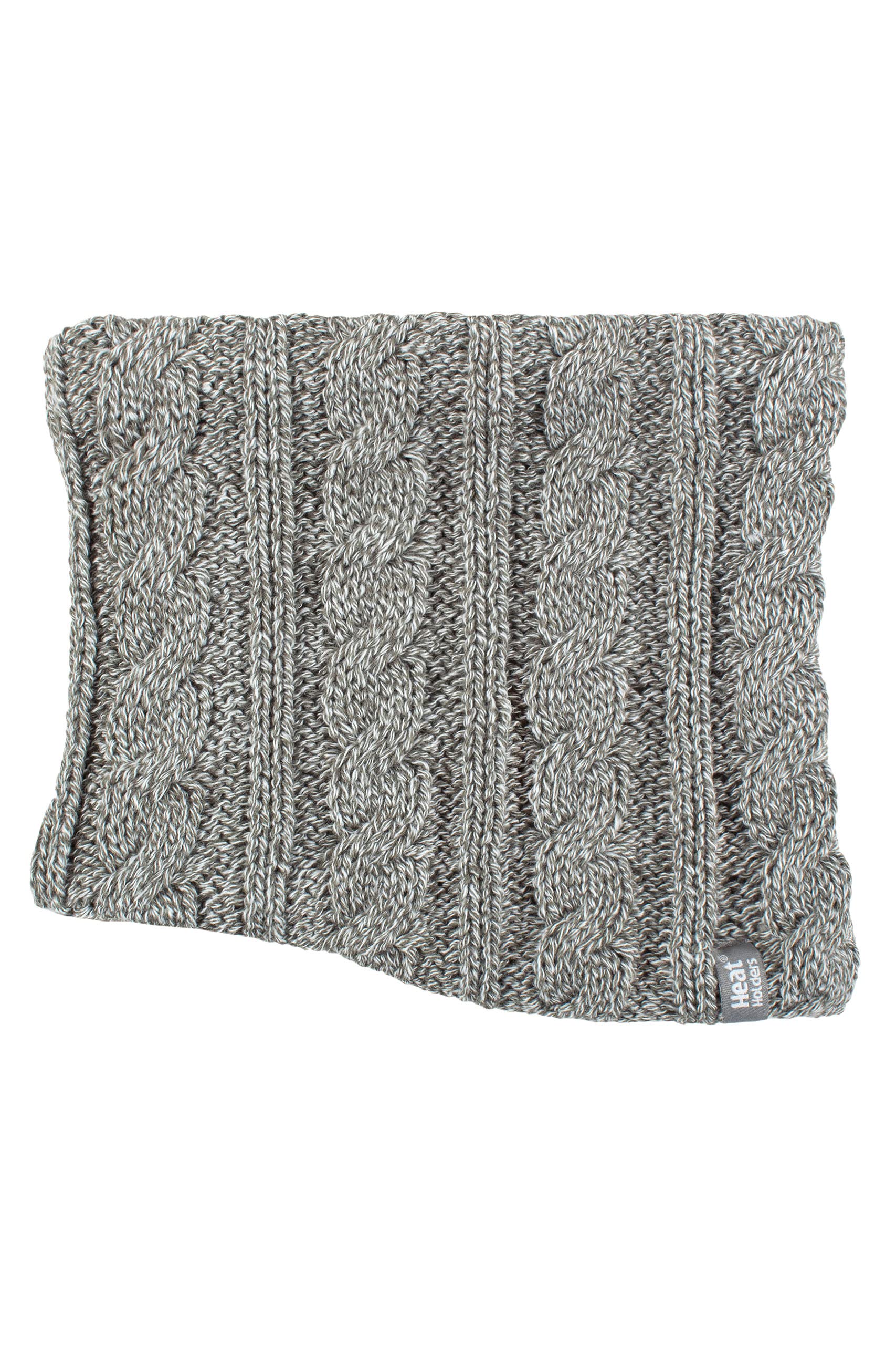 Heat Holders Women's Light Grey 1 Pack 3.5 Tog Heatweaver Yarn Neck Warmer - One Size