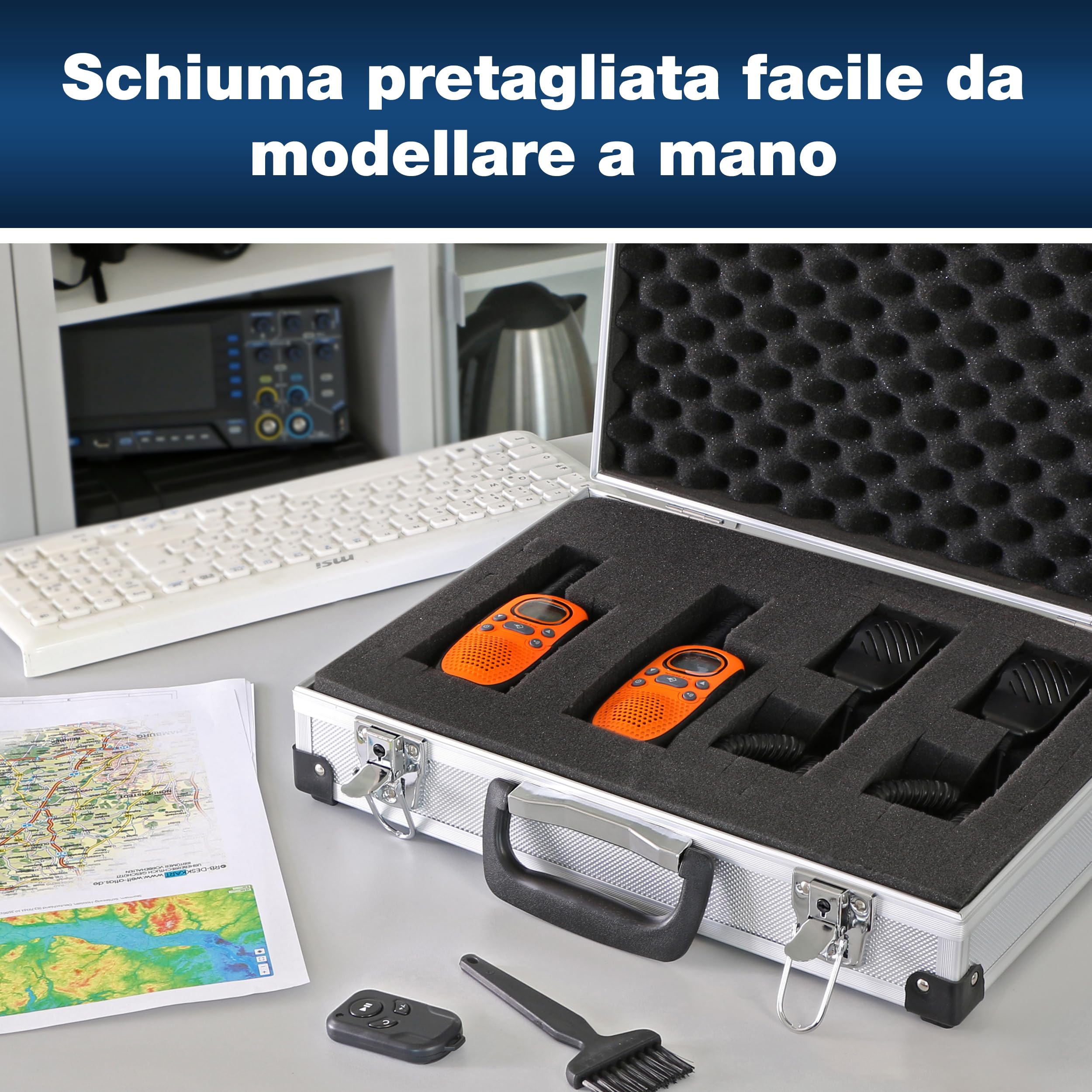 Peaktech 7265, Custodia Universale per Strumenti di Misura, 1, 390 x 280 x 100 mm