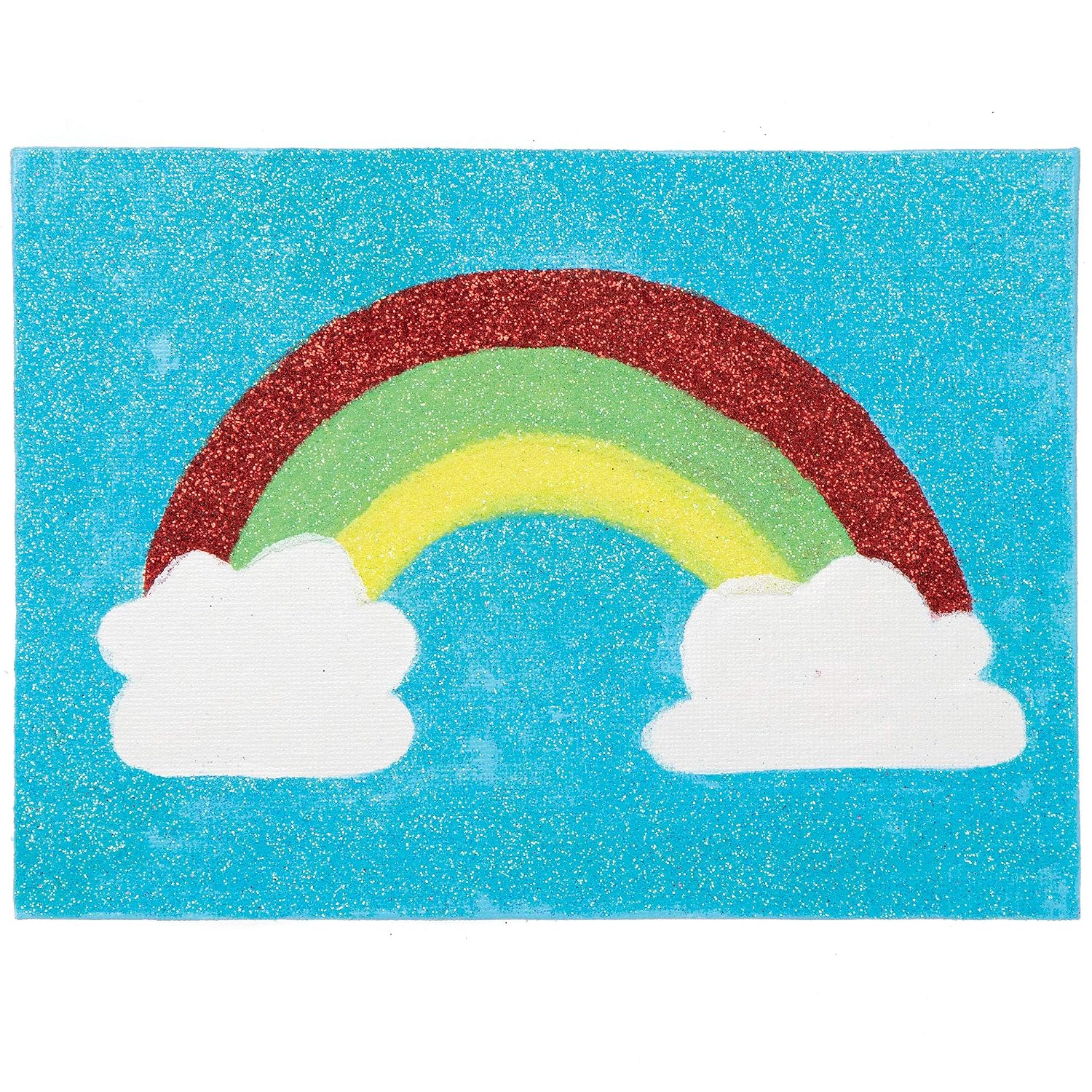 Baker Ross AT704 Glitter Shakers in Rainbow Colors - Pack of 7, Perfect for Children to Personalise Cards, Decorations and Pictures, Ideal for Home Projects, School Projects