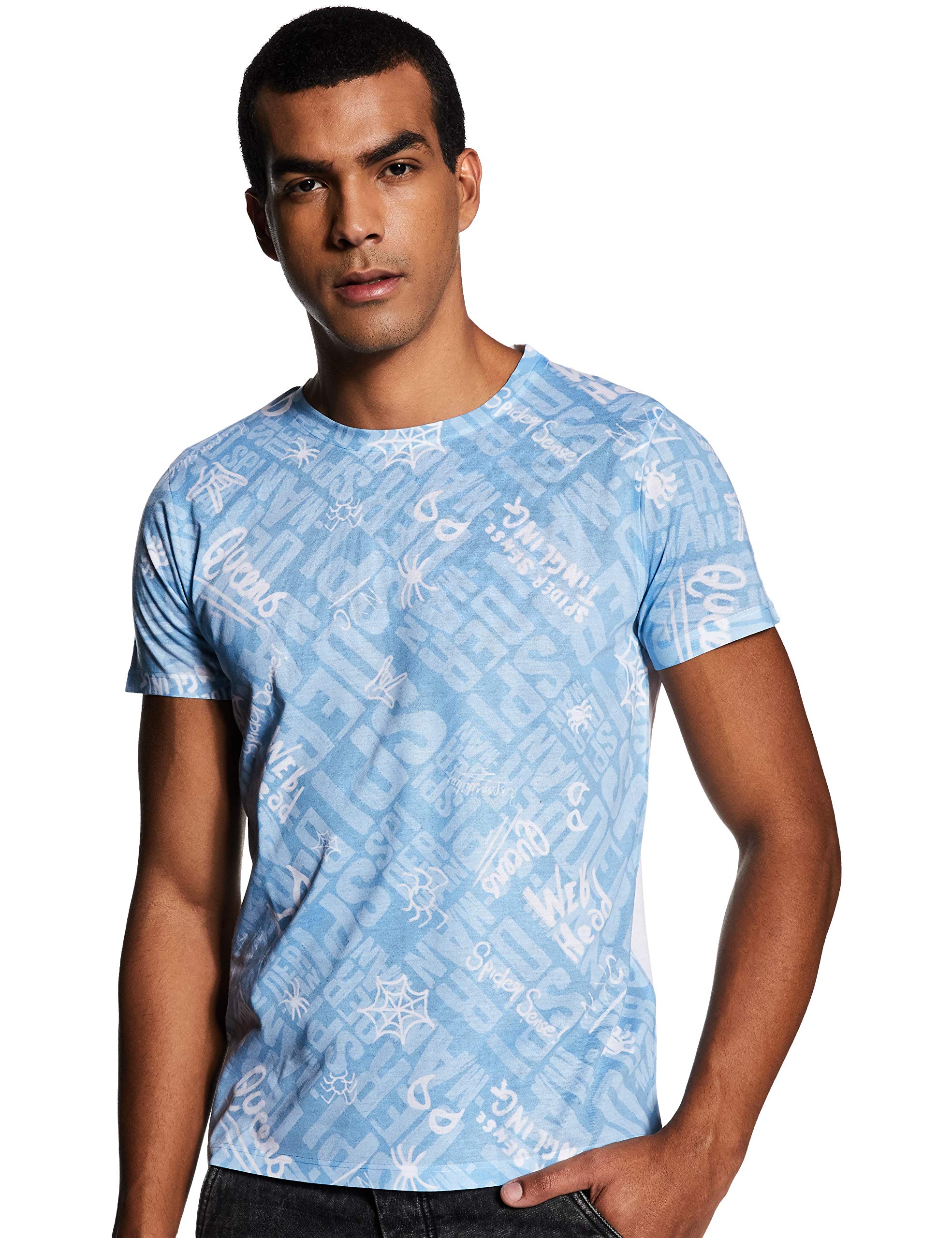 marvel Men's Printed Regular Fit T-Shirt-picture-13