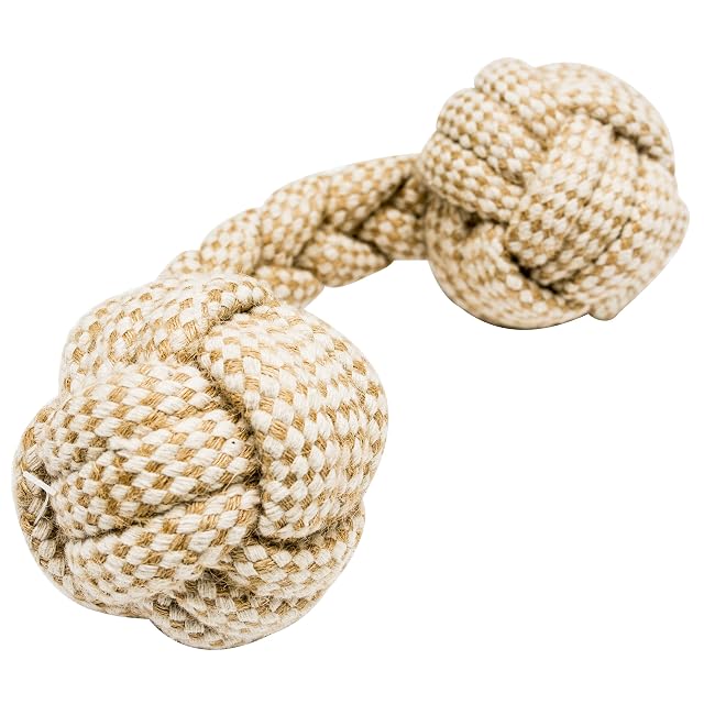 Foto 6 de 8 de Franklin Sports Pet Supply - Juguetes de cuerda natural para perros, paquete de 4, juego de buscar, tira…