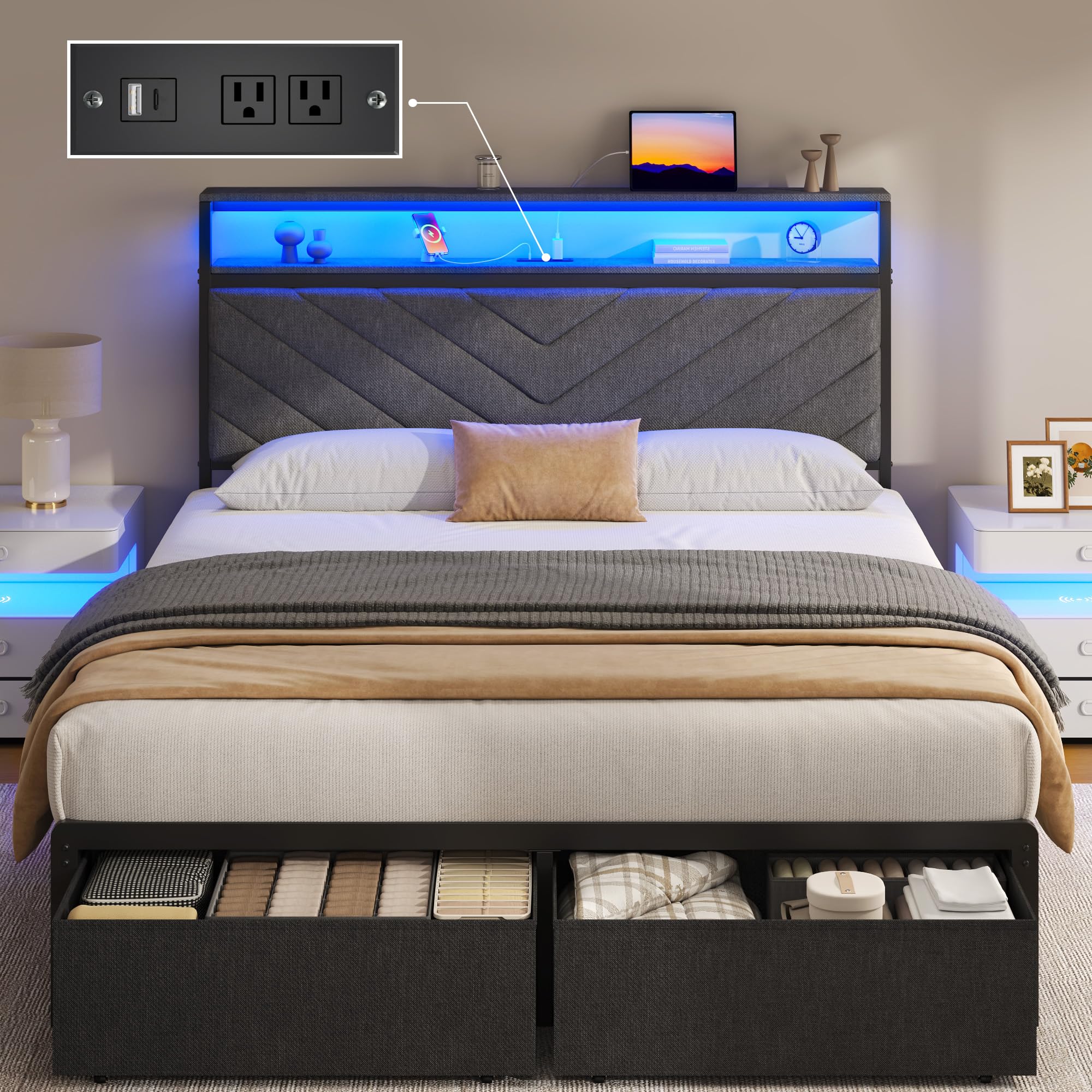 Fluest Full Bed Frame