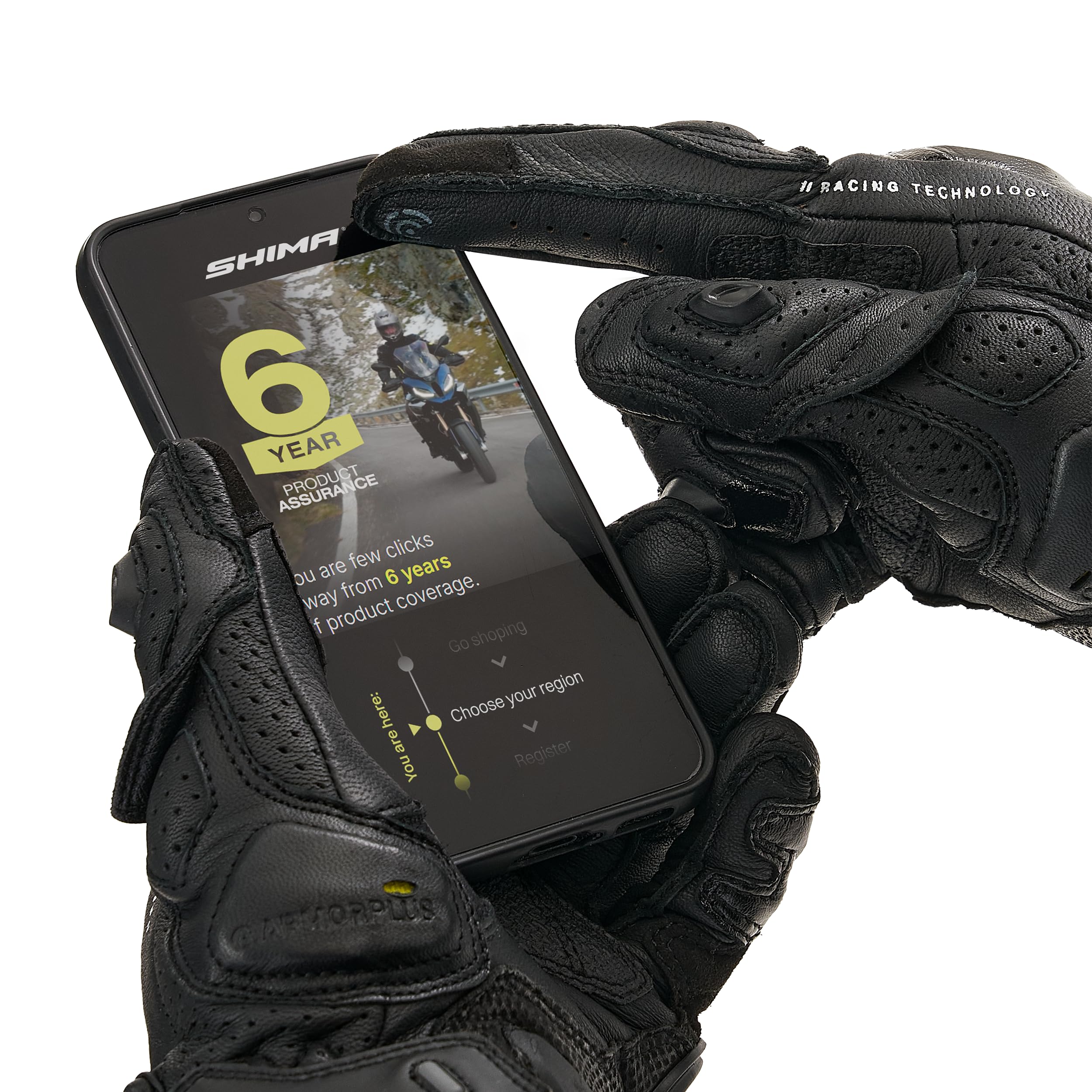 SHIMA Xrs-3 męskie rękawice motocyklowe