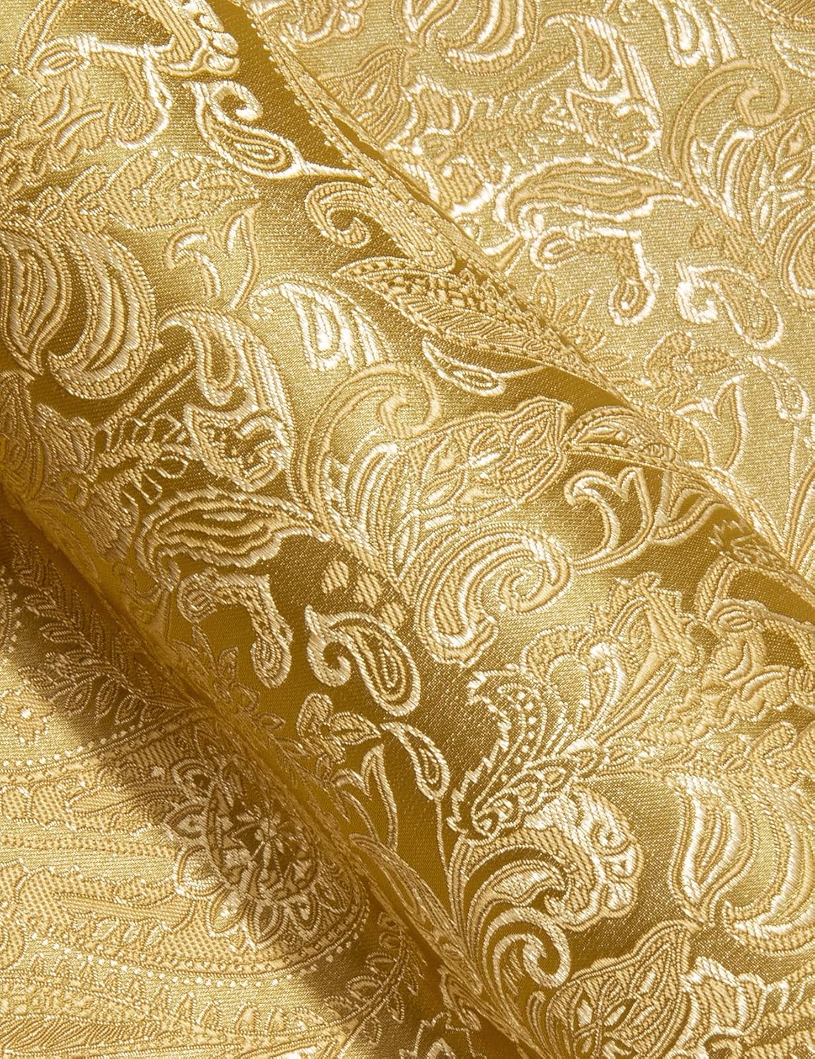 Barry.Wang Mens Casual Long Sleeve Shirts Silk Button Up Novelty Paisley Formal Dress Shirt Western Mexico Cowboy - Image 6