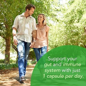 New Earth Acidophilus Lactobacillus DDS-1 - Probiotic for Upper GI Support - Inulin Prebiotic & Organic Wild Microalgae - 5 Billion CFU for Gut Health, Digestion & Immune Function - Vegan, 30 ct