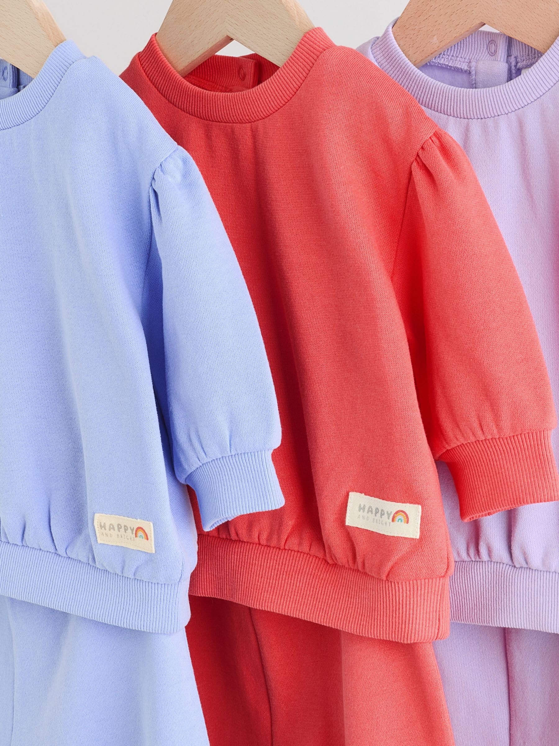 NEXT Baby Mädchen Standard 6er-Set Sweatshirt und Jogginghosen