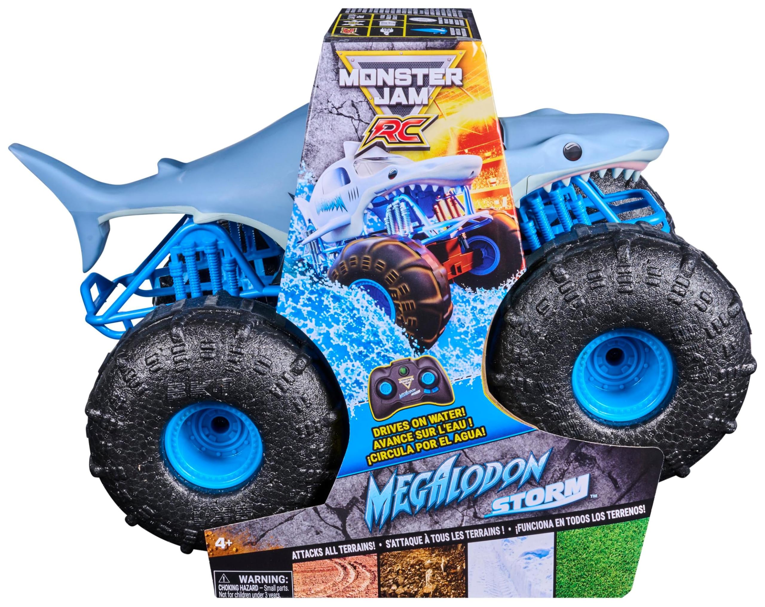 Monster Jam Megalodon Storm RC Truck Amphibienfahrzeug Maßstab 1:15