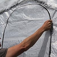 Vista 3 de Shelter Logic Grow it invernadero en una caja de Flujo fácil, Blanco