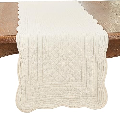 Camino de mesa acolchado encantador