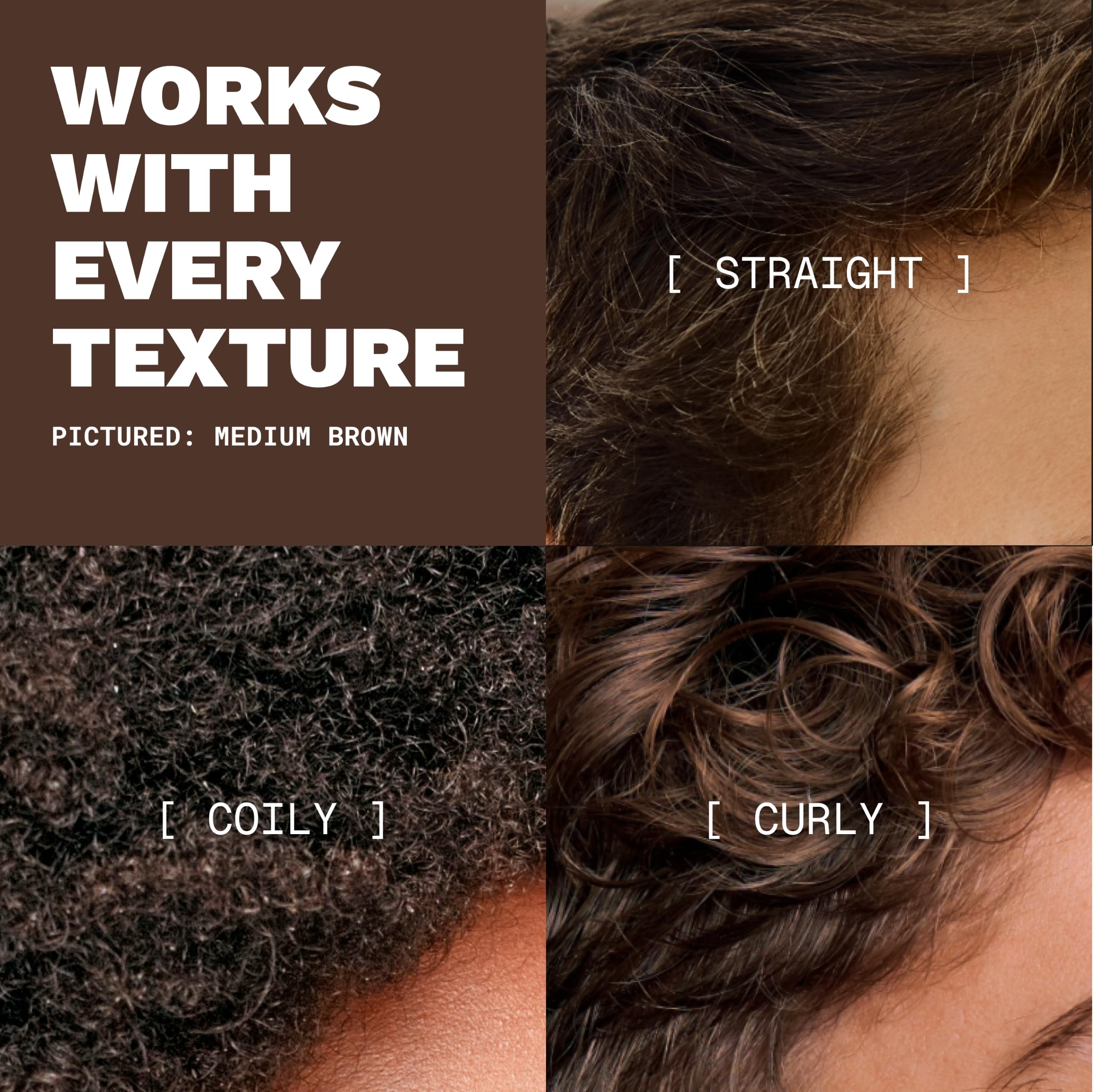 Toppik Haarfasern zur Haarverdichtung, Ansatzpuder und Streuhaar für Haarausfall und sofort volleres Haar, kaschiert lichte Stellen, natürlicher Look, einfach anzuwenden, Dunkelbraun, 55g