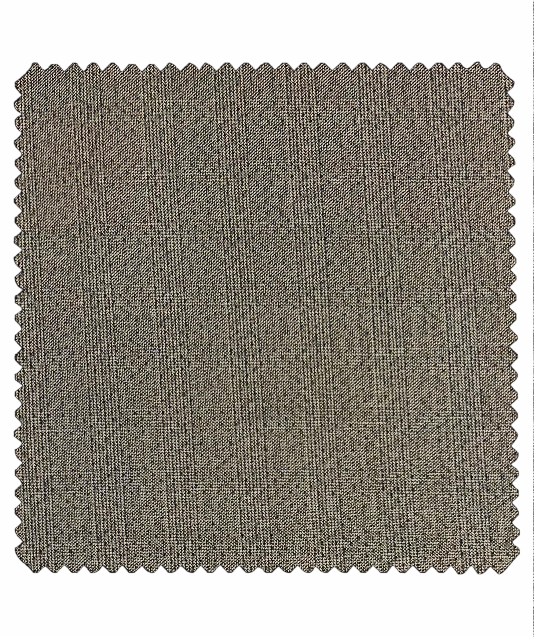 Brown scottish check pattern mens premium suiting fabric-picture-51