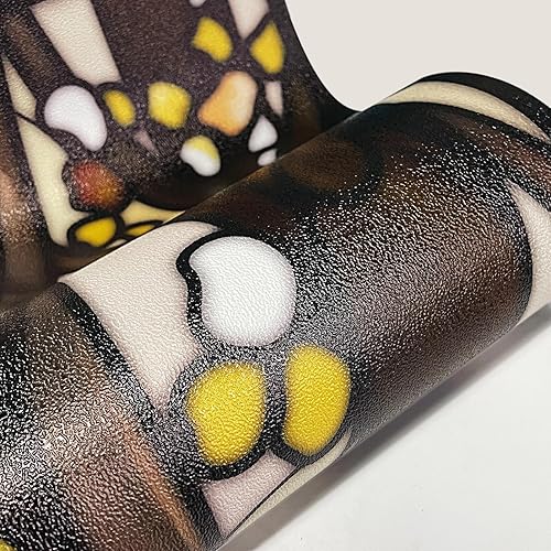 Miniatura 3 de Adhesivo para cubierta de puerta, vinilo para despegar y pegar, calcomanía de puerta de vidrio Art Deco para puertas interiores, decoración de