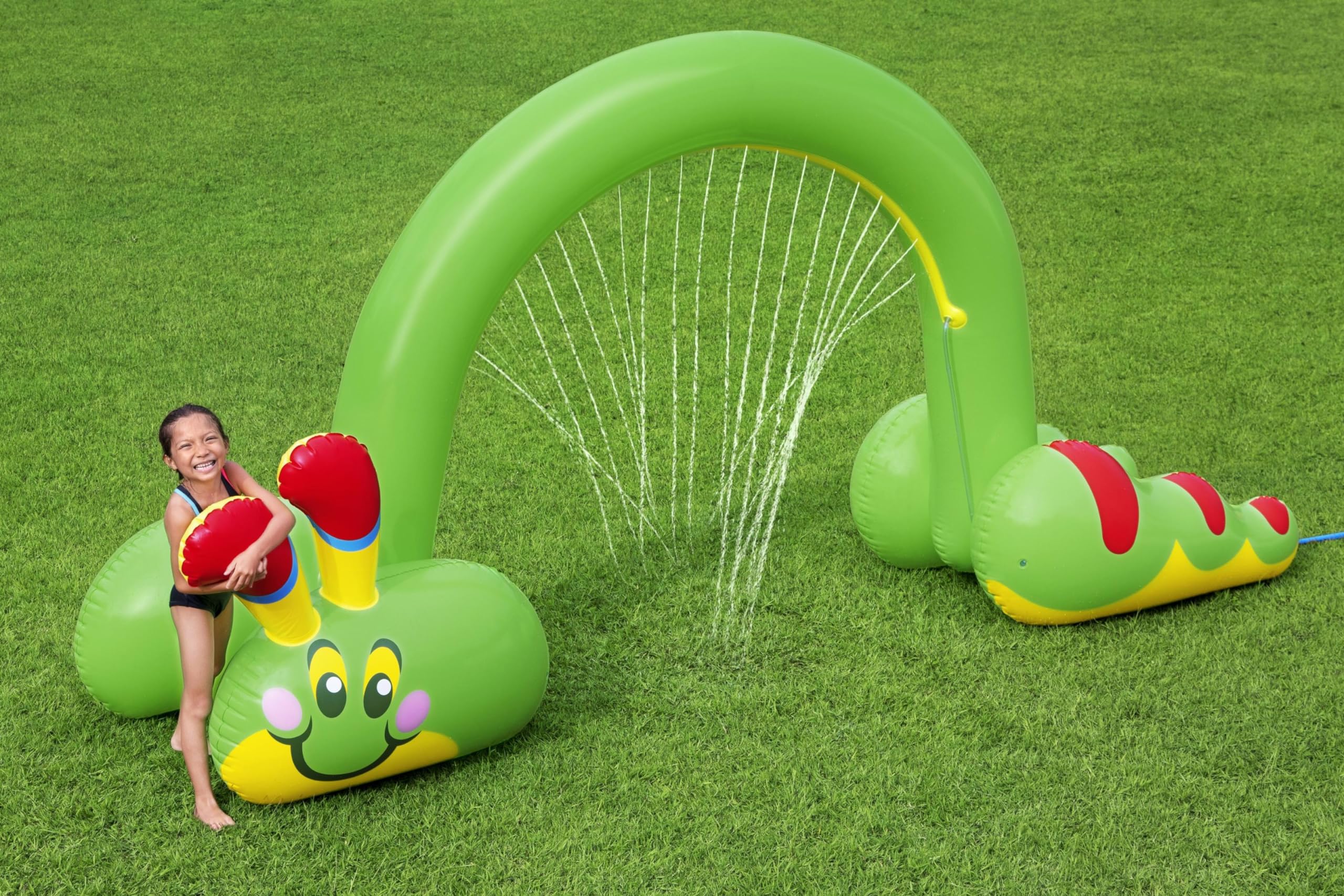Bestway Jumbo Wassersprinkler, Raupe, 338 x 110 x 188 cm