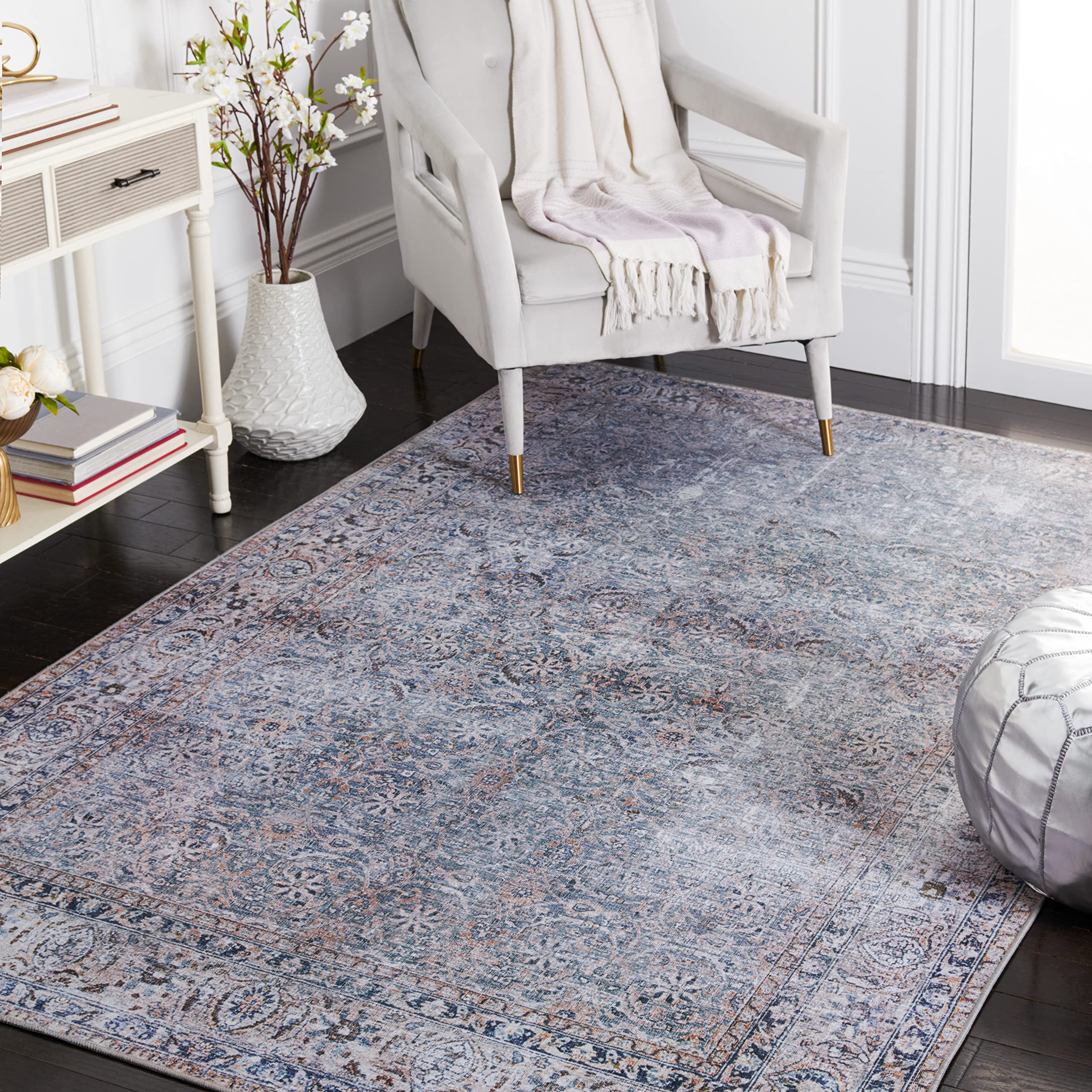 Tapis lavable en machine et antidérapant Tucson Safavieh 91x152