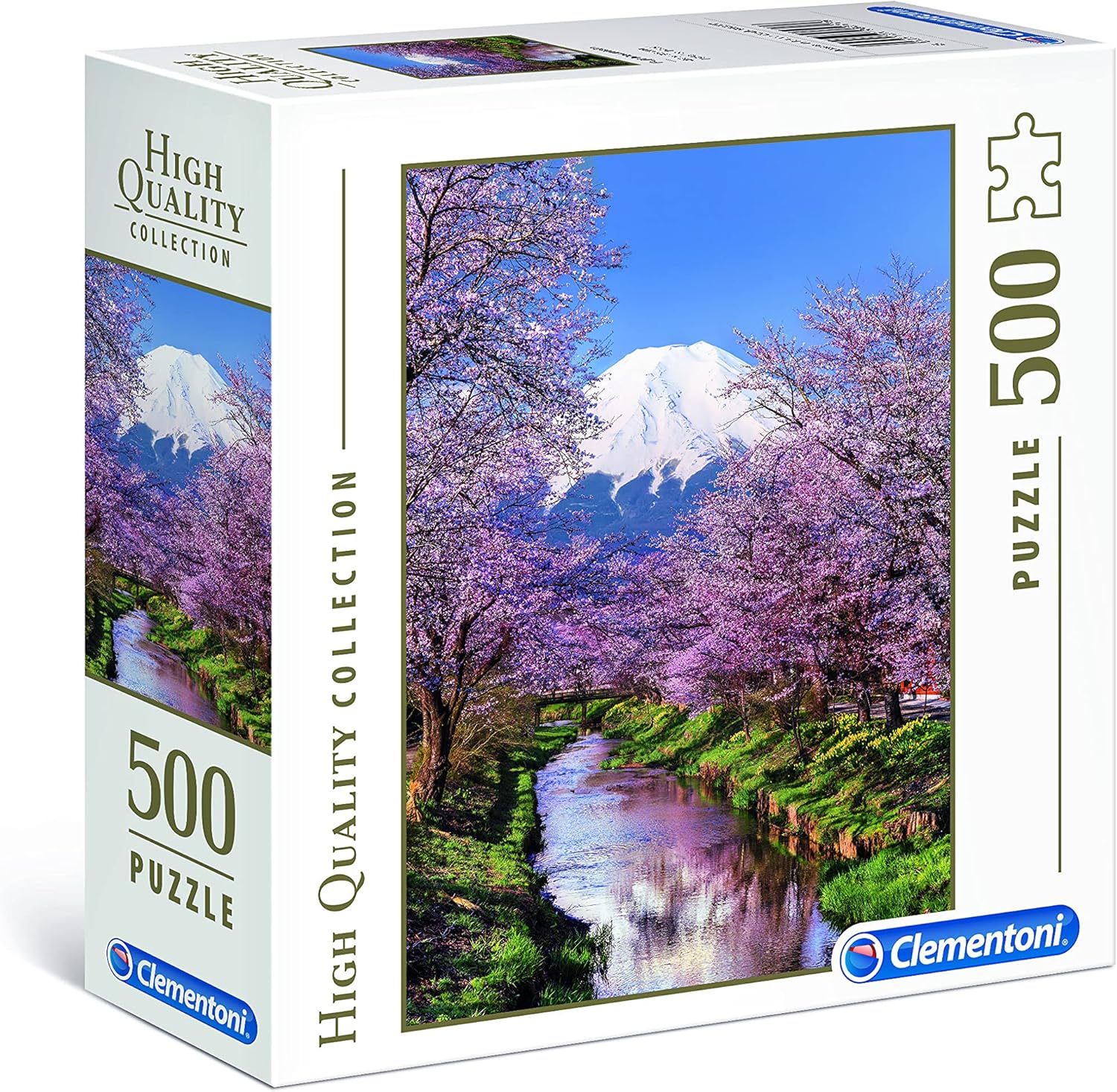 Clementoni Fuji Mountain 500 Piece Jigsaw Puzzle for Adults (Square Box)