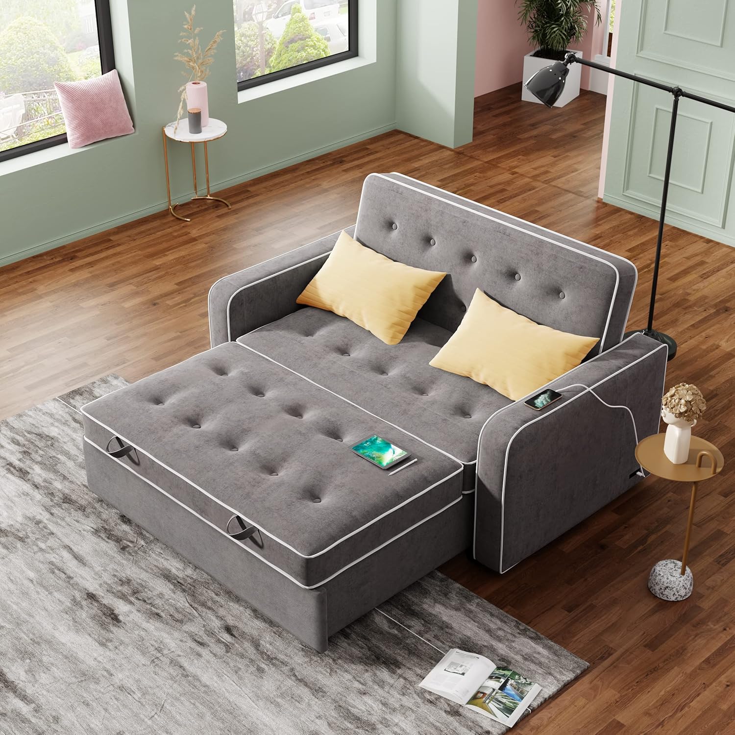 cjc Sleeper Sectional Storage Sofa Bed Corner Sofa Bed