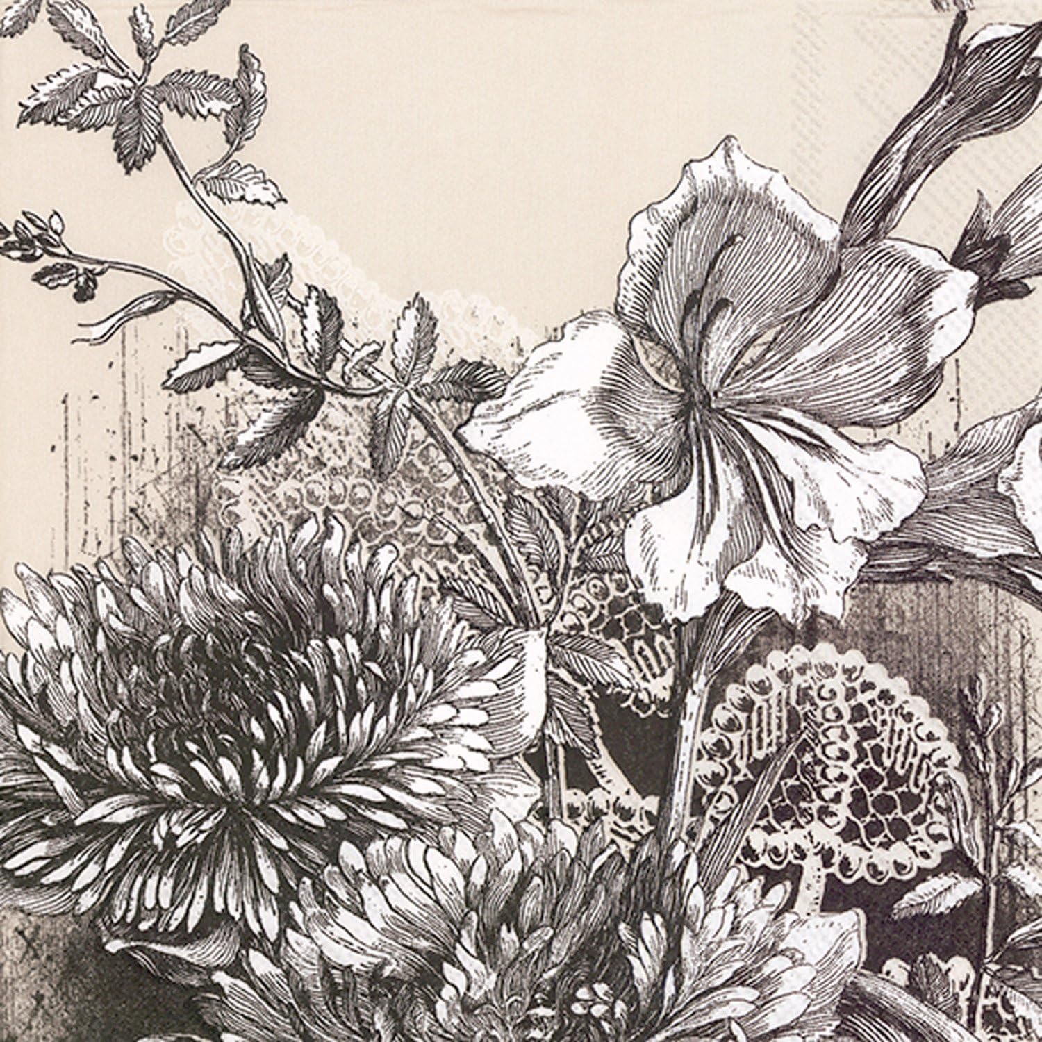 Celebrate the Home Fleur 3-Ply Paper Luncheon Napkins, Mint, 20 Count