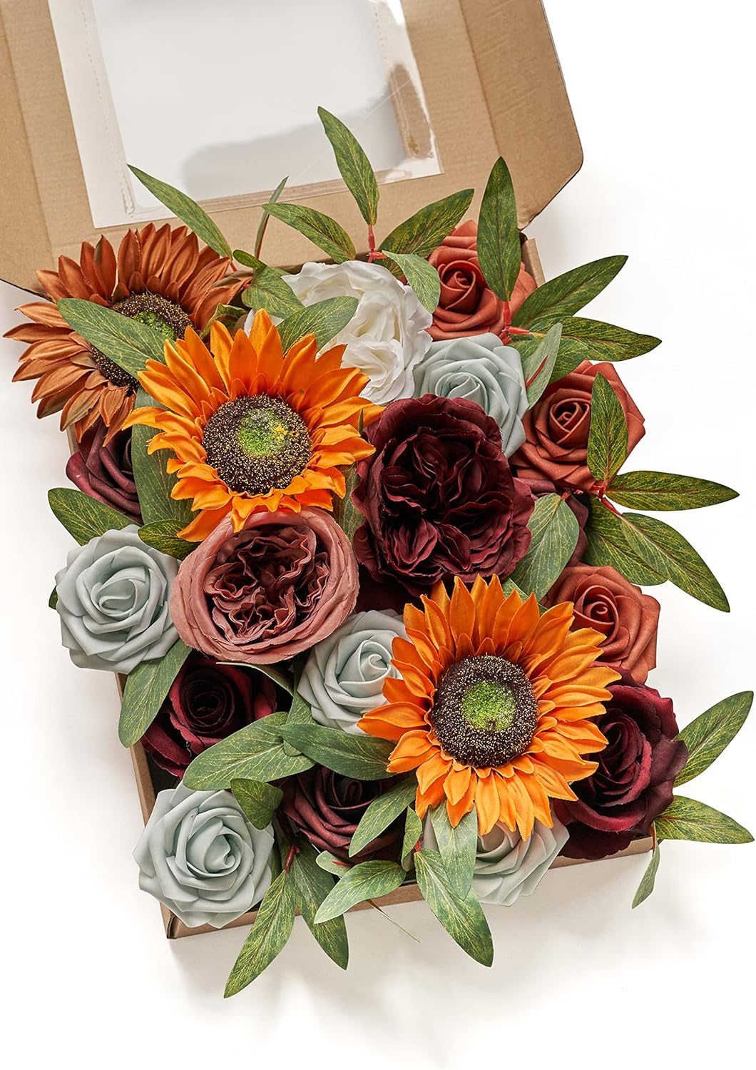 YEEFLORA Rustic Wedding Decorations Flower, Terracotta