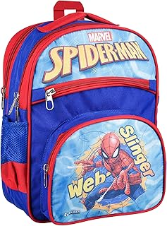 Heart Home Marvel Web Slinger Spider-Man School Bags | Kids School Bags | Student Bookbag | Travel Backpack | School Bag f...