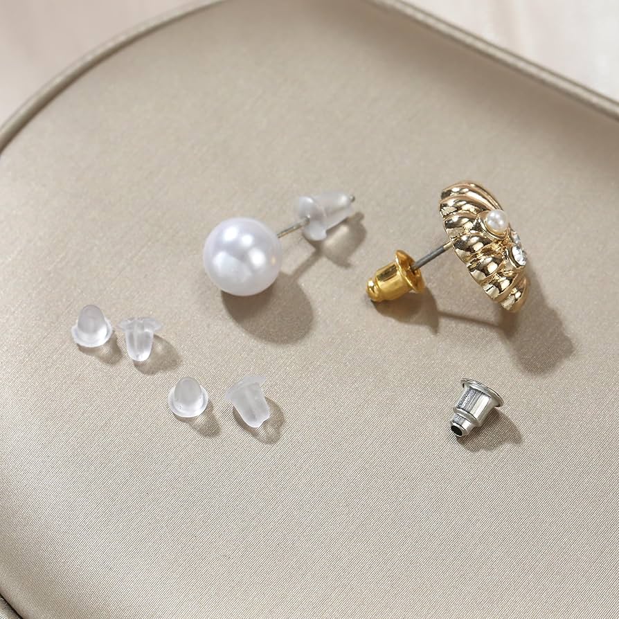 Butterfly Shape Metal Ear Plug Earring Backs Stopper - Temu Portugal