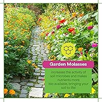 Vista 3 de Grow More Melaza de jardín para plantas con extracto de yuca, 1 cuarto de galón de melaza hortícola fabricada en Estados Unidos para estimular