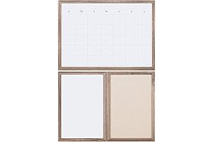 U Brands Rustic Wood Frame Decor Organization Center Kit (4835U00-01)