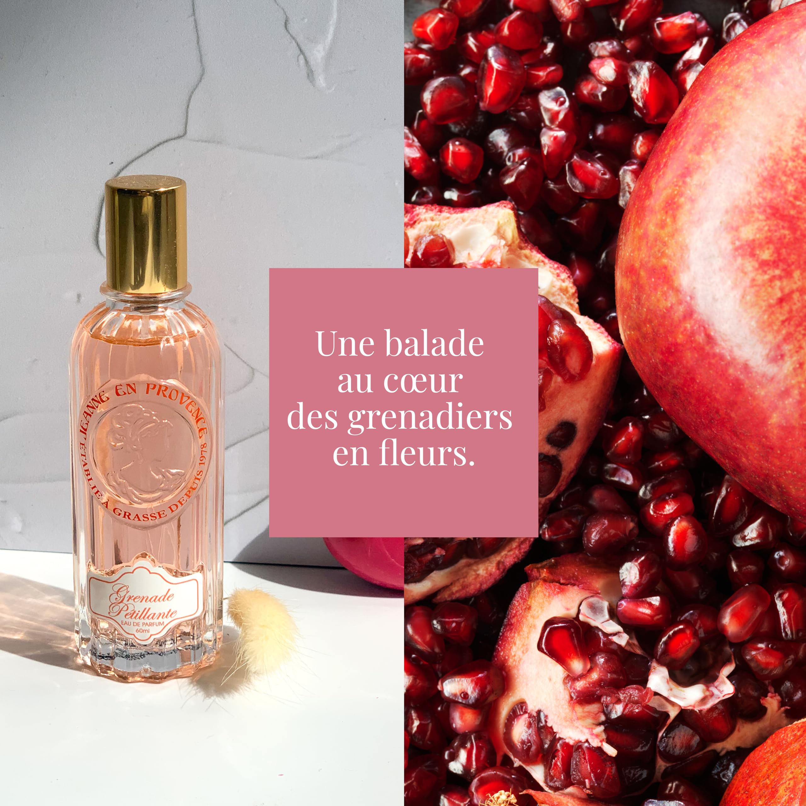 Jeanne en Provence - Grenada musująca - woda perfumowana - 60 ml - Wyprodukowano we Francji