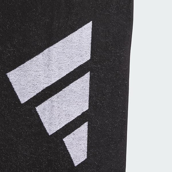 adidas Unisex Performance Towel Small, Black/White, One Size - 2