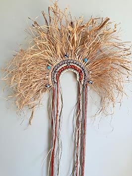 El Yap m  Bohem Duvar S s , Do al Rafya ve Makrome, Nazar Boncuklu, Etnik Tasar m, 84x45 cm, Balkon, Bah e, Salon Yatak Odas  Dekorasyonu