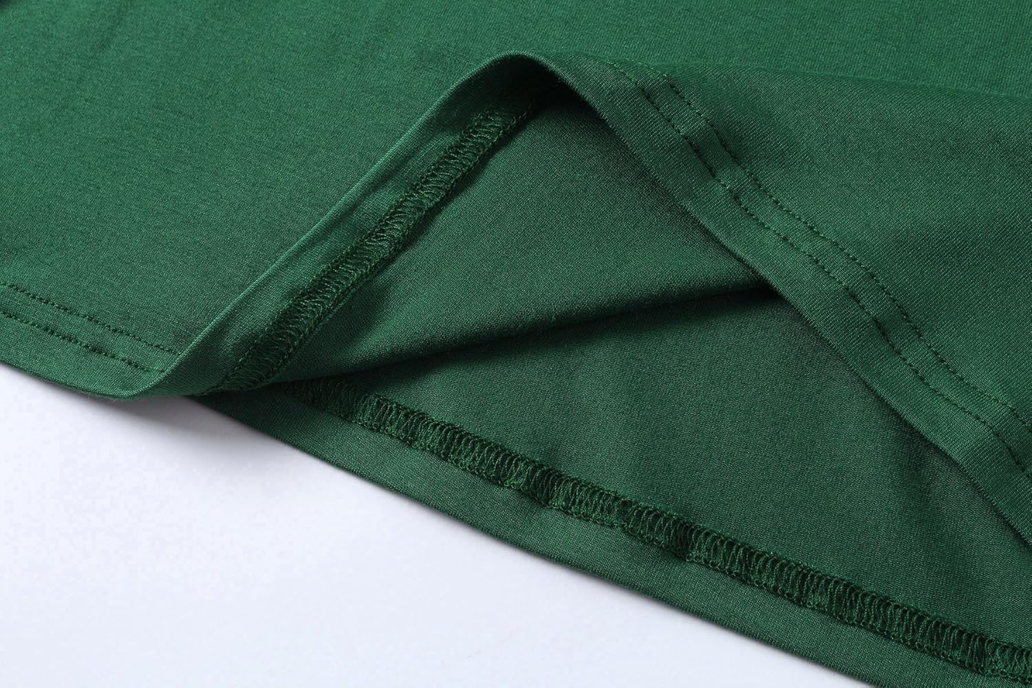 OThread & Co. Women's Short Sleeve T-Shirt Scoop Neck Basic Layer Stretchy Shirts - Image 6