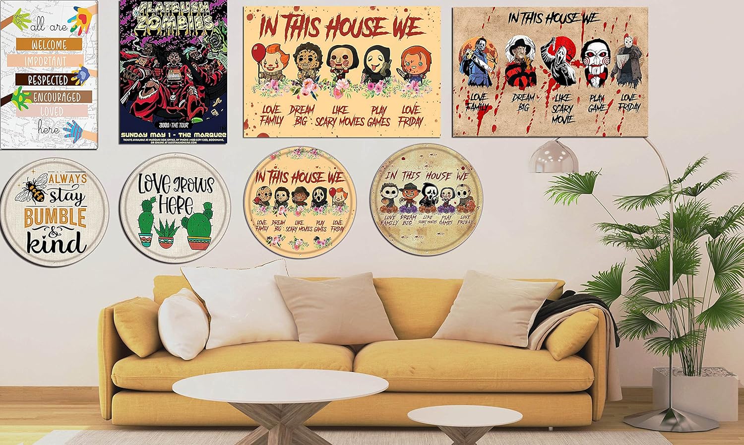 It's Not Hoarding If It's Plants Poster, Vintage Plants Lady Poster, Gardener Poster, Garden Lover Metal Tin Sign Vintage Aluminum Sign for Home Coffee Wall Decor 5.5x8inch - Image 3