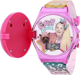 JoJo Siwa Girls' Quartz Watch with Plastic Strap, Multicolor, 13 (Model: JOJ4210AZ)