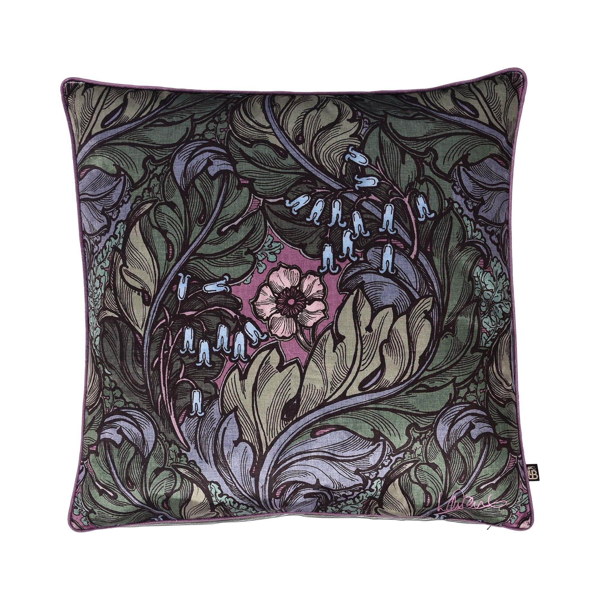 Laurence Llewelyn-Bowen Unisex Multi 'Rambleicious' Luxe Velvet Filled Cushion 55Cm X 55Cm