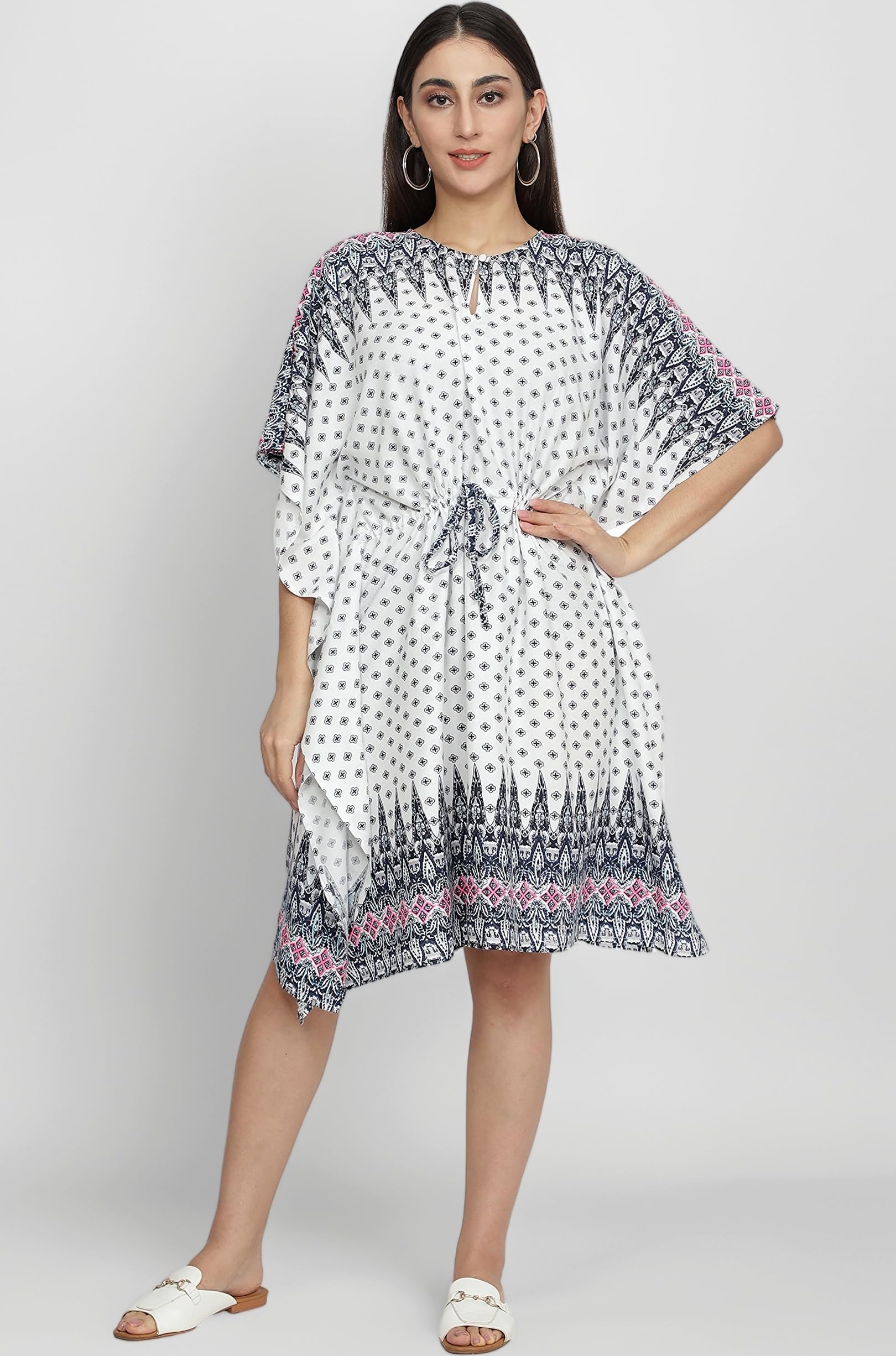 Women Floral Printed Multicolor Kaftan